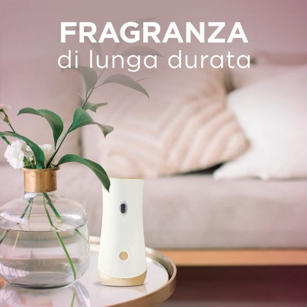 Glade Automatic Tripla Ricarica, Profumatore per Ambienti Spray, Fragranza Romantic Vanilla BLossom, 3 x 269 ml - immagine 3