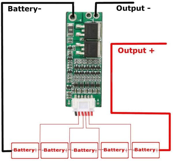 5pcs 5s 15a Li-ion litio Battery BMS 18650 18v 21v Charger Protection Board