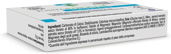 Estromineral Serena integratore alimentare menopausa con isoflavoni di soia, fermenti lattici, magnolia, calcio, magnesio e vitamina D3 senza glutine e lattosio 20 compresse - immagine 5