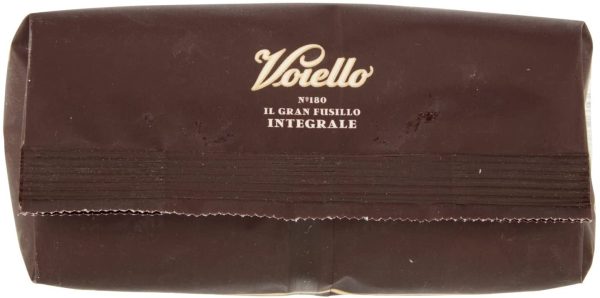 Voiello Pasta Gran Fusilli Integrali N.180, Pasta Corta di Semola Grano Aureo 100% - 500 g