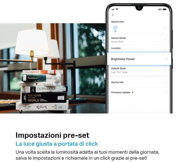 Lampadina Wi-Fi E27, Funziona Con Amazon Alexa E Google Home, Bianco - immagine 5