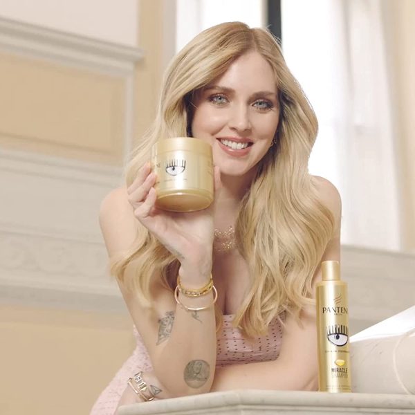 Pantene Pro-V by Chiara Ferragni Maschera Protezione Cheratina Rigenera E Protegge Per Capelli Deboli e Danneggiati, Edizione Limitata, 300 ml