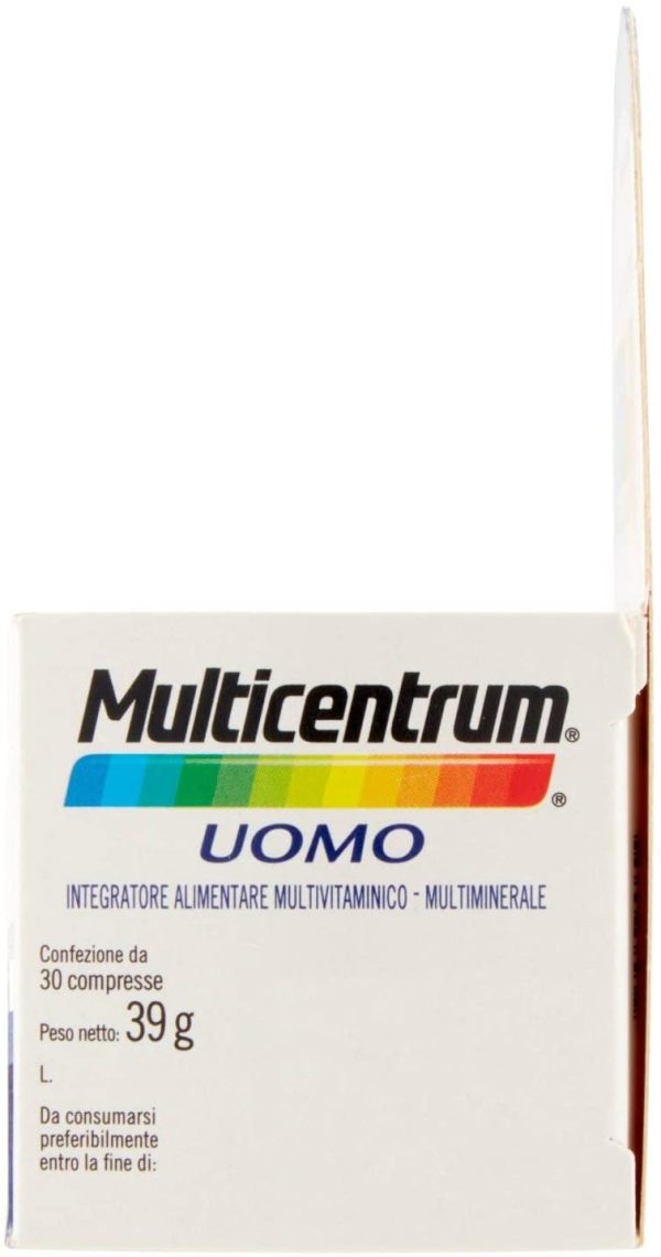 MULTICENTRUM Uomo Integratore, Confezione da 30 Pezzi - immagine 2