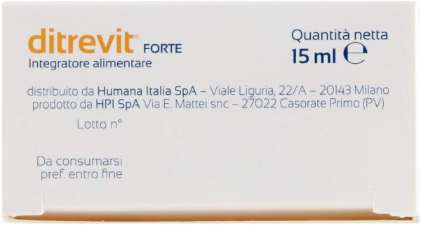 Humana Ditrevit Forte Integratore Alimentare per Bambini per la Crescita - 15 ml - immagine 9