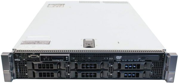 DELL POWEREDGE R710 6*LFF 2xIntel Xeon HexaCore E5645(12M Cache, 2.4GHz) 128GB DDR3ECC Reg, HDD 2x2TB SAS 3,5in, Rack 2U, 2xLAN1000, Perc6i Raid Controller (Ricondizionato) - immagine 2