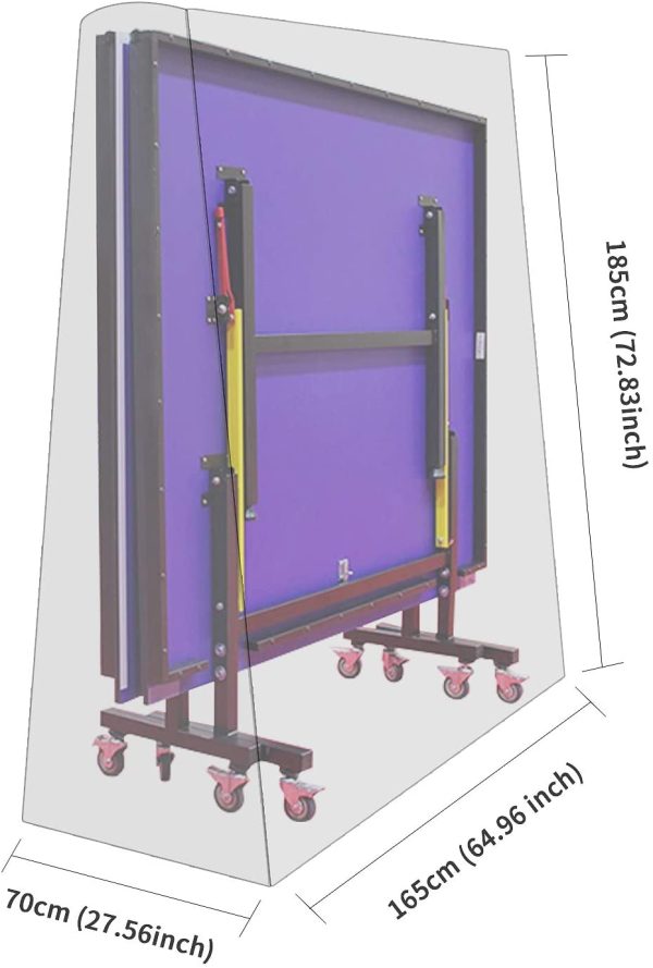 Xiliy Copertura Protettiva per Tavolo da Ping Pong Impermeabile Oxford Polietilene 165 x 70 x 185 cm - immagine 5