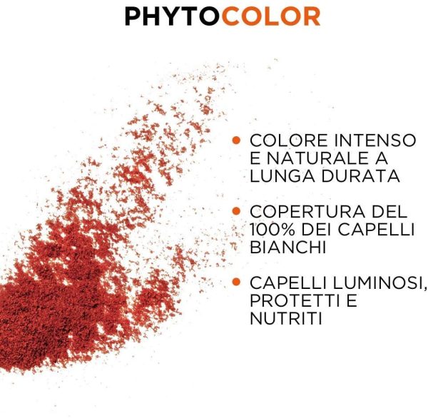 Phyto Phytocolor 1 Nero Colorazione Permanente senza Ammoniaca, 100 % Copertura Capelli Bianchi - immagine 4