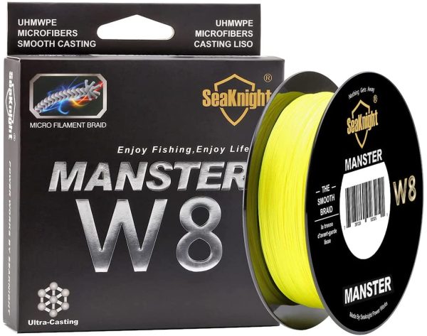 SeaKnight W8/S9 8/9 Fili Lenza da Pesca trecciato 300M/500M Filo da Pesca alla Carpa Acqua salata Pesca in Mare 15-100LB - immagine 2