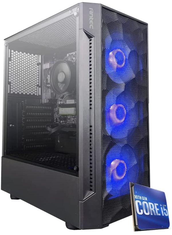 Pc desktop gaming completo Intel i5 10400F 4.3Ghz / Nvidia Ge Force Gtx 1650 Gaming 4gb Ddr5/ Ram Ddr4 16gb/ Ssd M.2 250gb + Hdd 1tb / Wifi - Windows 11 Pro/Computer da gaming assemblato/Pc gaming i5