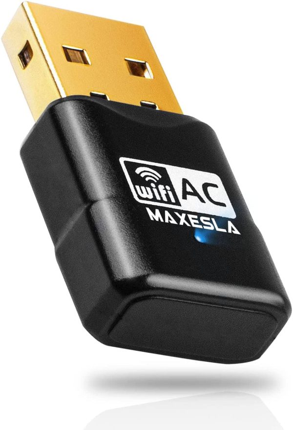 600M Mini WiFi Dongle 802.11ac Dual Band 2.4/5GHz Adattatore di Rete Wireless per PC/Desktop/Tablet/Laptop, Compatibile con Windows, Mac OS X - immagine 7