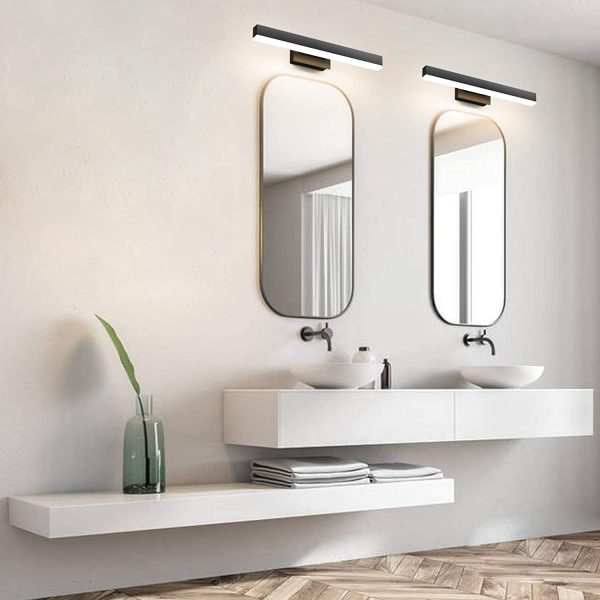 Lampada da Specchio a LED per Bagno 14W 40CM 1200LM, Bianco Caldo 3000K Lampada Armadio Applique da Parete IP44 Lampada Specchio Bagno - immagine 3