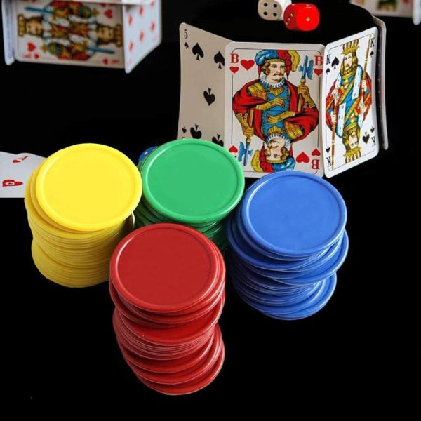 Gettoni Plastica, 200 Pcs Colorato Learning Resources Monete, Gettone Carrello Spesa o Supermercato, Token Autoscontro, Fiches per Giochi di Bingo e Matematica, 25mm 10 Colori - immagine 4