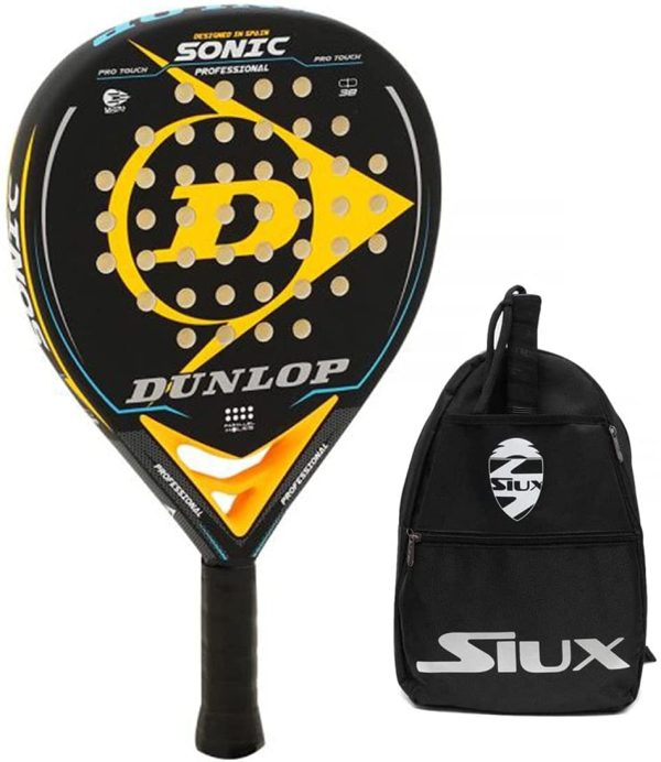 Racchetta da paddle Dunlop Sonic + Tracolla Siux / Pala da paddle da uomo donna e bambino/per livello intermedio e avanzato eccellente controllo e colpo di palline - immagine 2