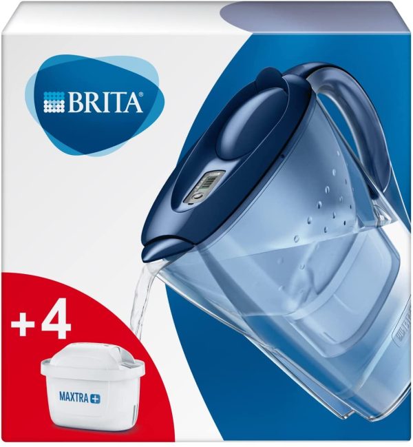 Marella Blu Caraffa Filtrante per Acqua, Kit 4 Filtri Maxtra+ Inclusi - immagine 6