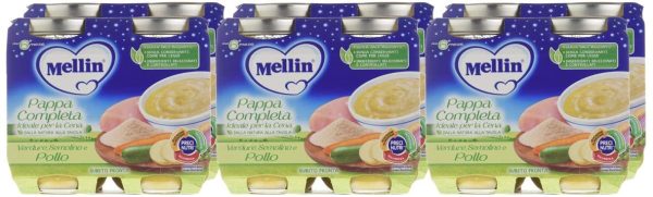 Mellin 132145 Pappa Completa Verdure Semolino e Pollo, 6 Confezioni da 400 Gr - immagine 3