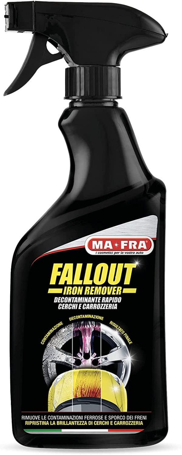 Mafra, Kit Reg??nera Carrozzeria, Trattamento Completo per Parti Esterne di Auto E Moto & H0961 Fallout Iron Remover, Decontaminante Rapido, Elimina I Residui Ferrosi - immagine 6