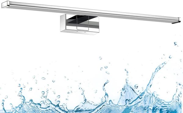 Luce LED da Specchio per Il Bagno,Lunghezza 600mm,IP44 Impermeabile Resistente ad Acqua,Antiruggine,12W,960LM,Luce Bianca Naturale 4000K,Lampada LED Parete Lavabo,Pacco da Una Unit?? - immagine 9