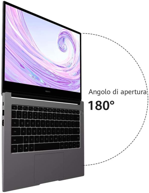 MateBook D 14 Laptop, 14 Pollici Full View 1080P FHD, Grigio