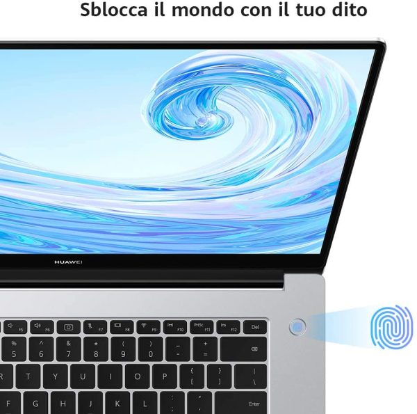 MateBook D15 Laptop, 15.6 Pollici Full View 1080P, Argento