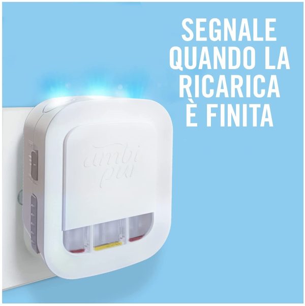 Ambi Pur Profumatore per Ambienti Nuvole di Cotone, 1 Diffusore Elettrico e 4 Ricariche, Elimina Odori, Sicuro da Usare in Ogni Stanza, Durata fino a 1 Anno di Profumo - immagine 10