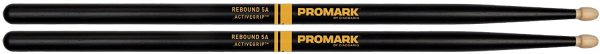 ProMark Bacchette Batteria - Forward Rebound 5A Drum Sticks - ActiveGrip - Diventa pi?? aderente con il sudore delle mani - Finitura Active Grip, Punta di ghianda, Legno di hickory - 1 Coppia - immagine 2