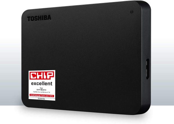 TOSHIBA HDTB440EK3CA Canvio Basics - Disco rigido Esterno Portatile, USB 3.0, Nero, 4 TB - immagine 3