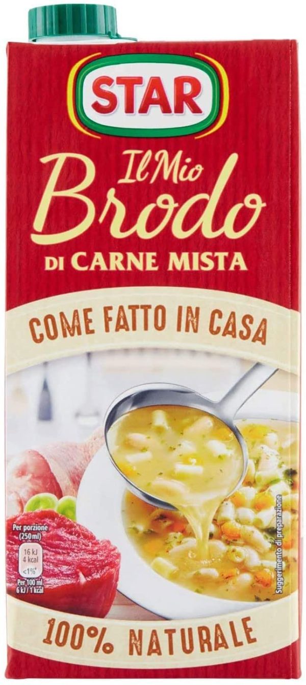 STAR Il Mio Brodo di Carne Mista, 1L, brodo liquido pronto, 100% naturale, senza conservanti, senza glutine e senza glutammato aggiunto, ottimo per risotto e zuppe - immagine 7