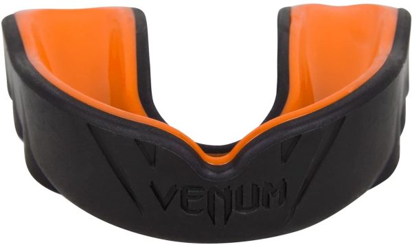 Venum Challenger, Paradenti Unisex, Nero/Arancione, Taglia One sizeca