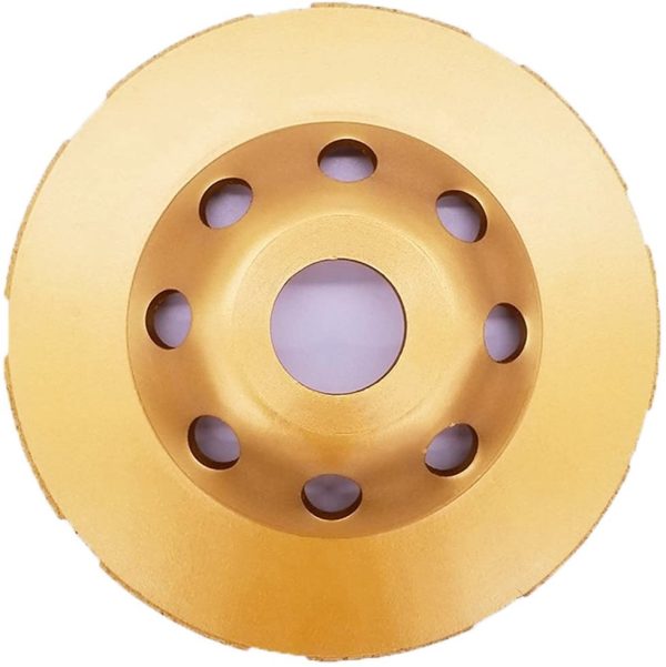 APLUS Mola a Tazza Diamantata 115 mm x 22,23 mm, Discho Abrasivo Diamantato per Smerigliatrici per Calcestruzzo, Cemento, Marmo, Granito, Mattoni, Gesso, Pietra Pomice, Amianto - immagine 6