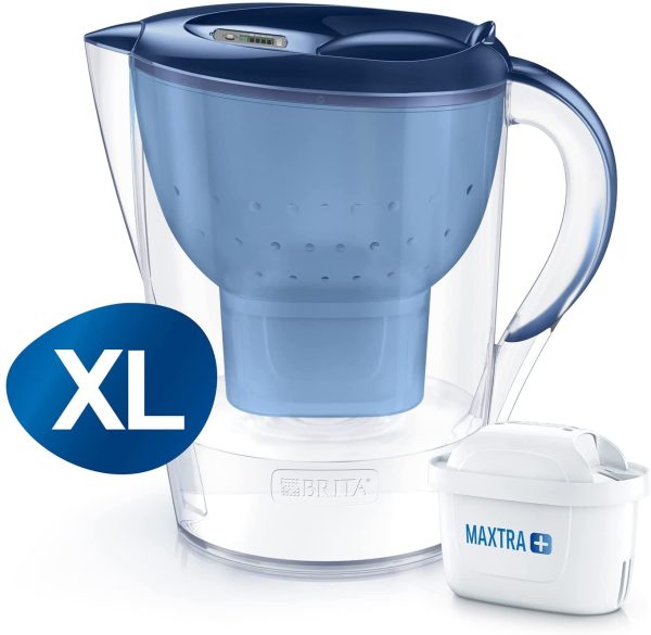 Marella XL - Caraffa Filtrante per Acqua, 3.5 Litri, 1 Filtro Maxtra+ Incluso, Blu - immagine 4