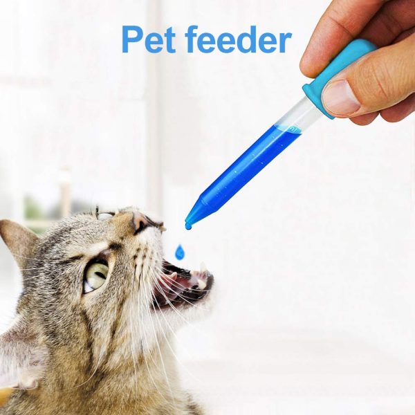 5ml Pipette Contagocce Plastica Pipetta Dropper in Silicone con Spazzola Pulita, Dispenser Liquido Dropper Trasferimento per Caramelle Gommose, Animali Domestici, Piante, 6 Pezzi - immagine 3