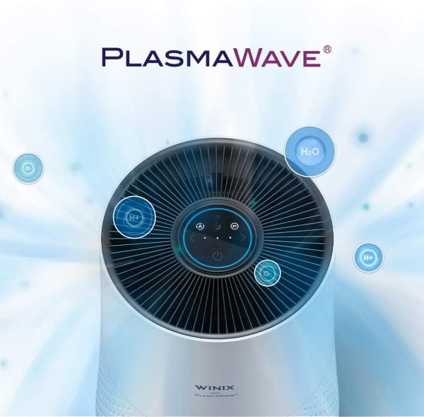 A332. Purificatore d'aria HEPA per ridurre virus, batteri, allergeni e cattivi odori, con filtro HEPA (99,97%) e tecnologia PlasmaWave. Fino a 45m2 e CADR di 228m3 / h. (Nuovo per il 2021). - immagine 3