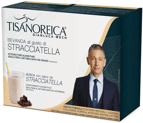 Gianluca Mech - Bevanda Proteica Gluten Free al Gusto Stracciatella, Integratore alimentare - 112gr - immagine 3