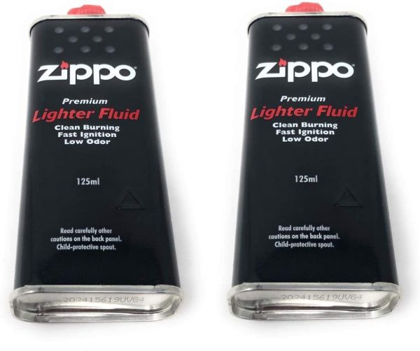 ZIPPO Benzina Originale 2 Flaconi da 125ml cadauno (Totale 250ml) - immagine 3