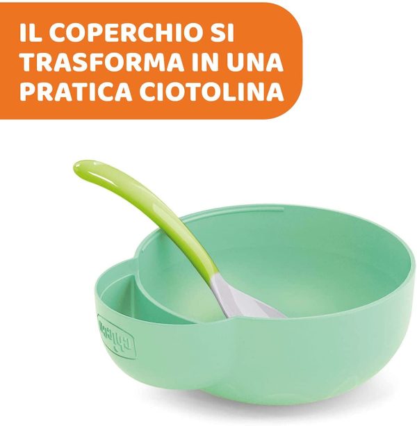 Chicco Portapappa e Portabiberon Termico in Acciaio Inox con 2 Contenitori, Contenitore Termico per Alimenti e Bevande, Mantiene la Temperatura Fino a 5 Ore, Contenitore Termico senza BPA, 0+ Mesi - immagine 4