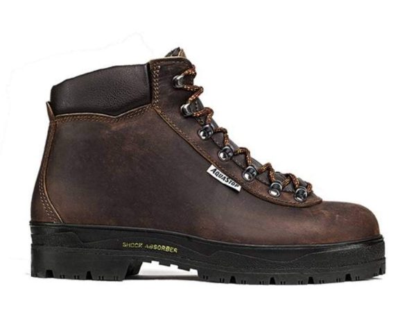 brogue bota Stiefel botte TREEMME Scarpone antinfortunistico pelle ingrassata anfibio suola HIKER in gomma antiscivolo puntale e lamina antiperforazione fodera AQUASTOP Made in Italy cod. 91030 - immagine 2