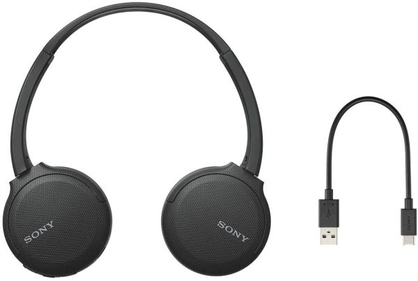 WH-CH510 - Cuffie wireless on-ear, Compatibile con Google Assistant e Siri, Batteria fino a 35 ore, Bluetooth, Nero - immagine 7