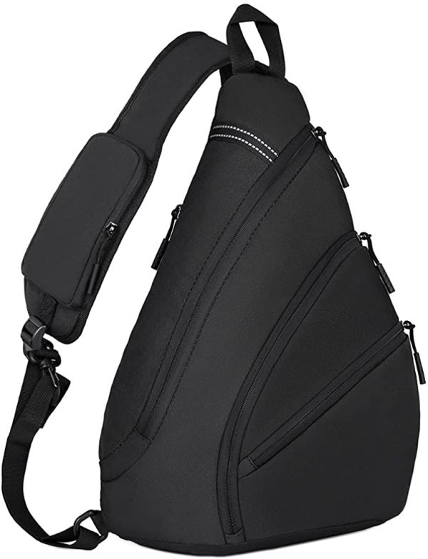 Atarni Zaino Monospalla Borsa Tracolla Piccolo - Petto Uomo Borse a Spalla Sportiva Borsello Tracollo Crossbody Sling Bag per iPad e Lavoro Scuola Viaggio Trekking Marsupio Multitasche - immagine 3