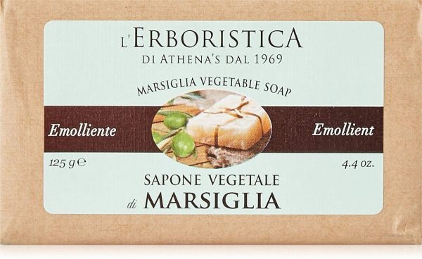 L'Erboristica di Athena's dal 1969 Sapone Vegetale Di Marsiglia G., 125 Grammo - immagine 2