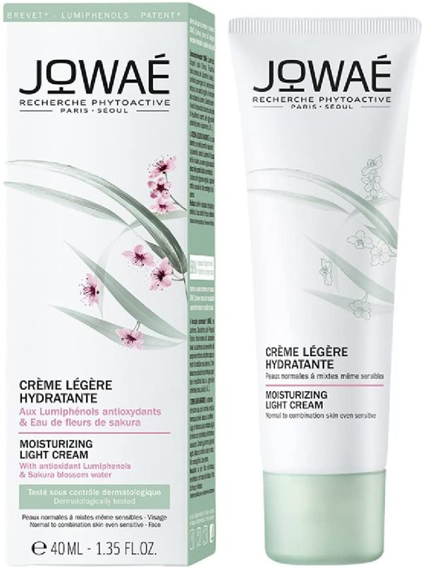 JOWA?? Crema Viso Idratante Leggera con Acqua di Fiori di Sakura per Pelle da Normale a Mista, anche Sensibile, Formato da 40 ml - immagine 3