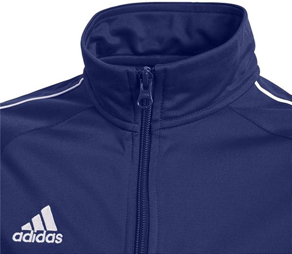 adidas Core 18 Tk T Felpa Con Zip Unisex - Bambini e ragazzi (Pacco da 1) - immagine 3