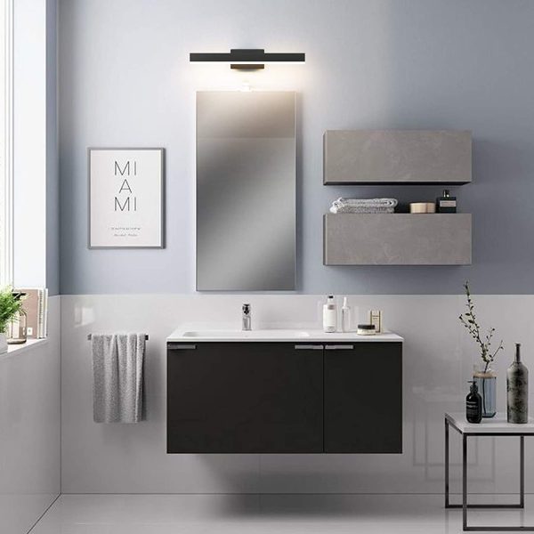 Lampada da Specchio a LED per Bagno 14W 40CM 1200LM, Bianco Caldo 3000K Lampada Armadio Applique da Parete IP44 Lampada Specchio Bagno - immagine 4