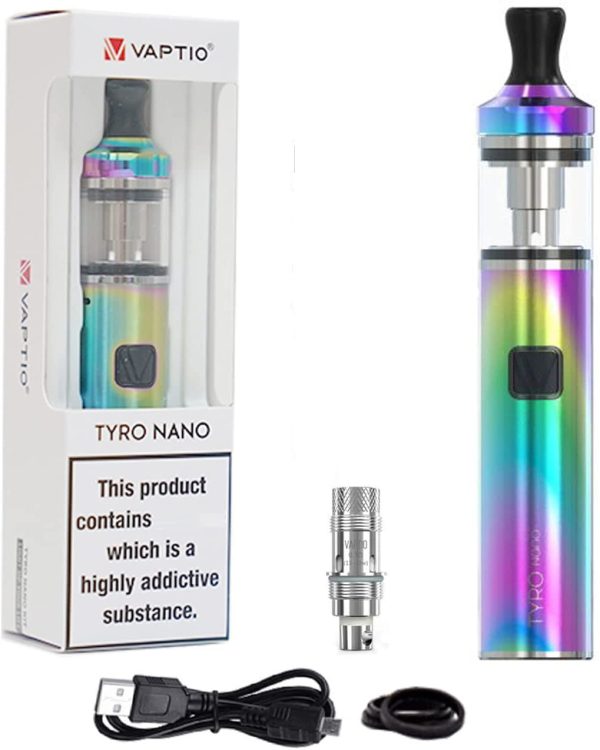 VAPTIO TYRO NANO Kit di partenza con 900 mAh 30 W Sigaretta Elettronica Vape Starter Kit Vaporizzatore No E Liquid No Nicotine - immagine 3