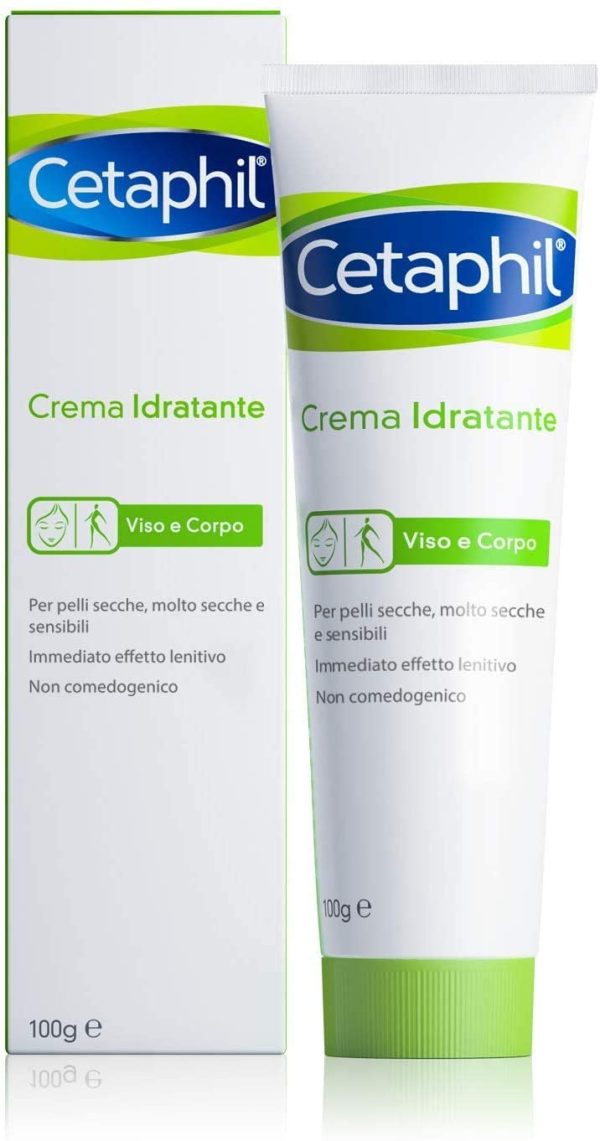 Cetaphil,Crema Idratante Viso e Corpo per uso frequente,Idratazione intensa per 24 ore,Ideale per Pelle Secca,Molto Secca,Sensibile e Danneggiata,Effetto Lenitivo,Senza Profumo,Formato da Viaggio 100g - immagine 6