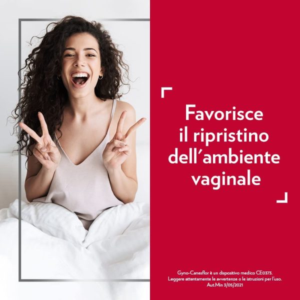 Gyno-Canesflor Probiotico Vaginale, Mantiene pH Fisiologico, 10 Capsule Vaginali - immagine 2