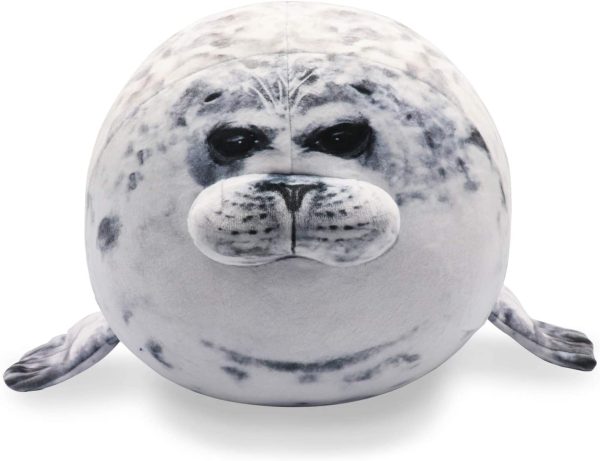 Fortuning's JDS Sigillo Cuscino Foca Morbido Peluche Cuscino Sigillo Giocattolo del Cuscino della Peluche Cuscino Morbido Peluche Animali Giocattolo Regalo per Bambini e Adulti