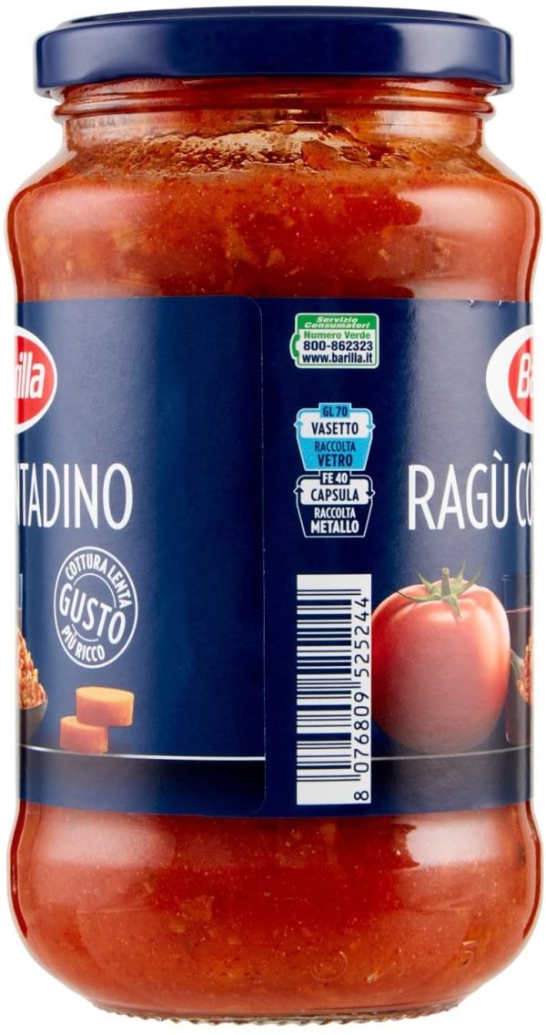 Barilla Sugo Rag?? Contadino Salsa Pronta al Pomodoro con Vino Rosso, 400g - immagine 5