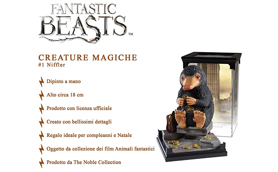 The Noble Collection Fantastic Beasts Magical Creatures Niffler 