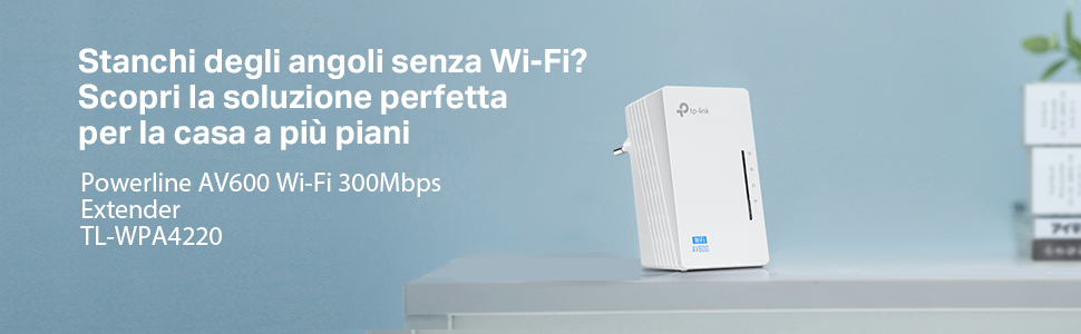 TL-WPA4220 Powerline WiFi Extender Solo