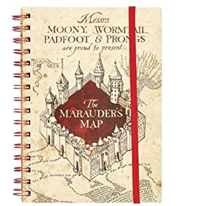 AMBROSIANA Quaderno a righe A5 Harry Potter The Marauders Map